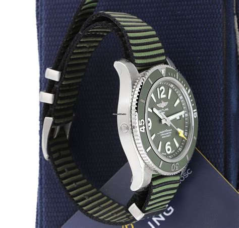 Breitling Superocean Automatic 44 Outerknown Green NATO 